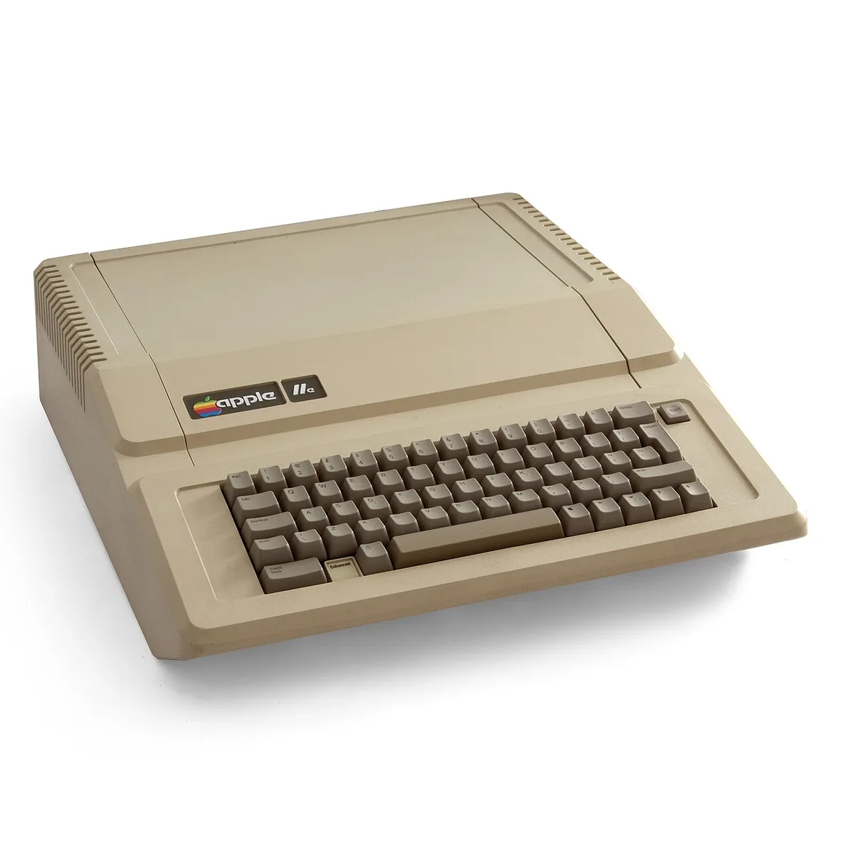 An Apple IIe computer